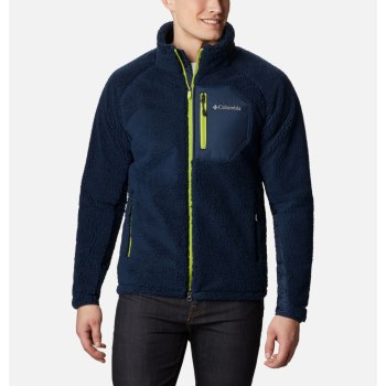 Columbia Muške Jakne - Archer Ridge Sherpa Fleece Tamnoplave | XKDR-39642
